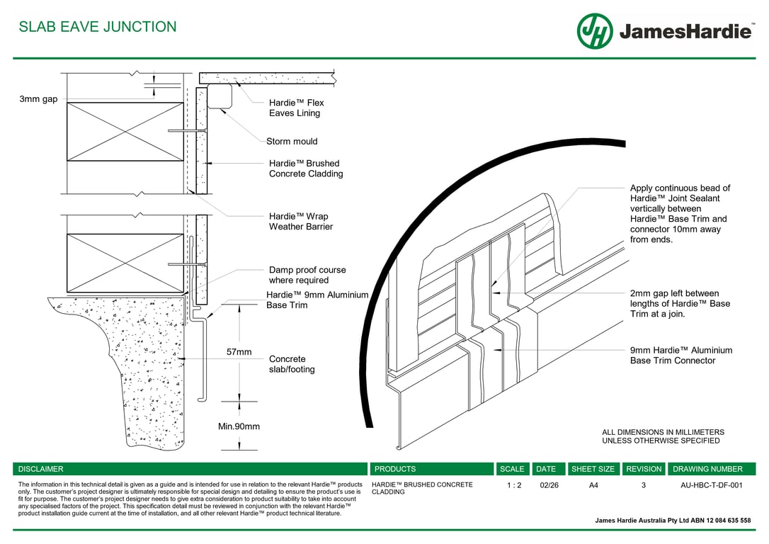 Navigate to AU-HBC-T-DF-001 - SLAB EAVE JUNCTION