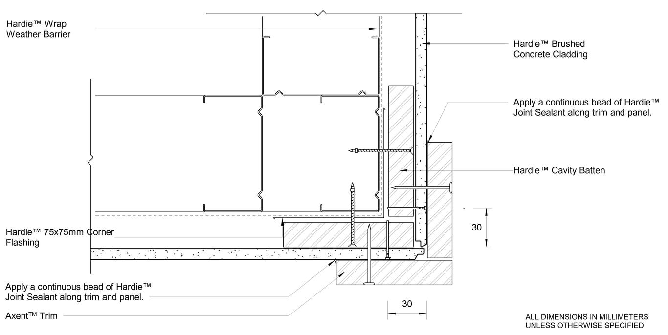 Navigate to HBC Steel CFFC Ext Cnr Trim Option