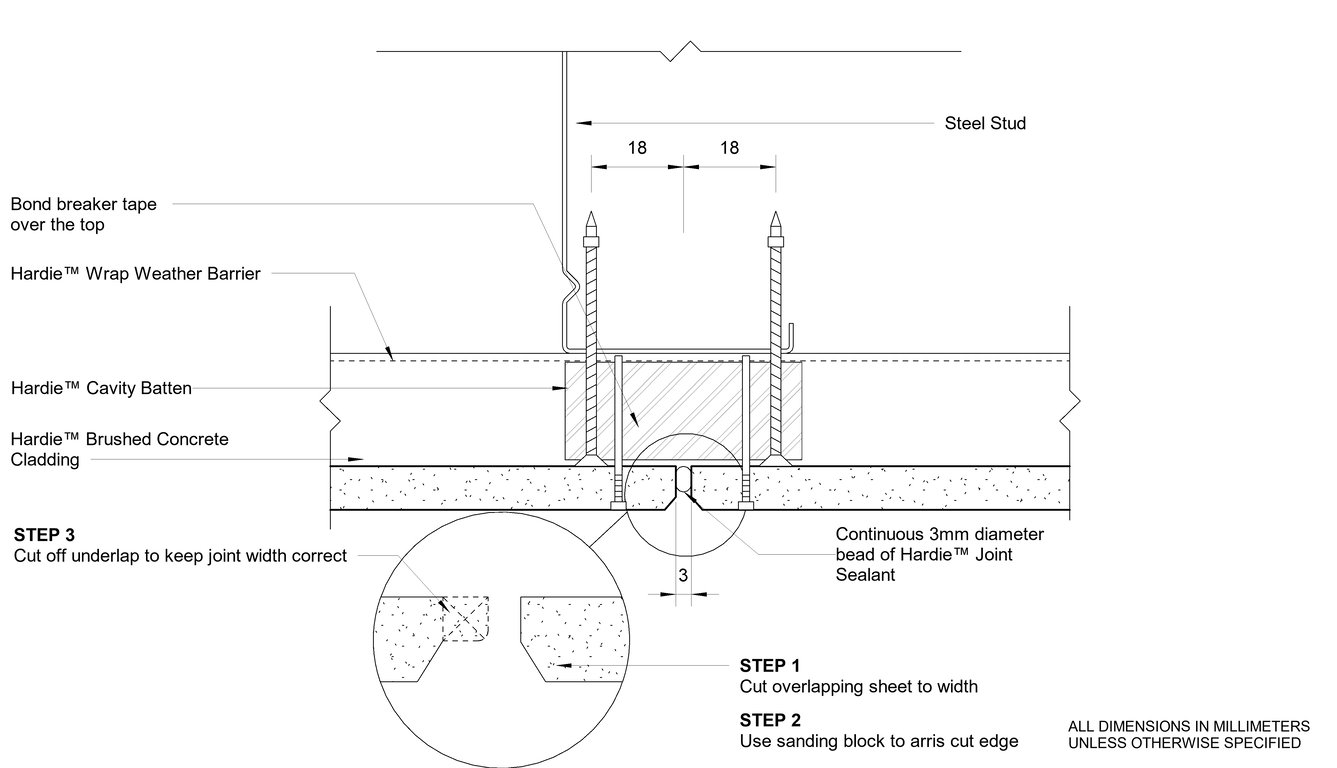 Navigate to HBC Steel CFFC Vertical Butt Joint
