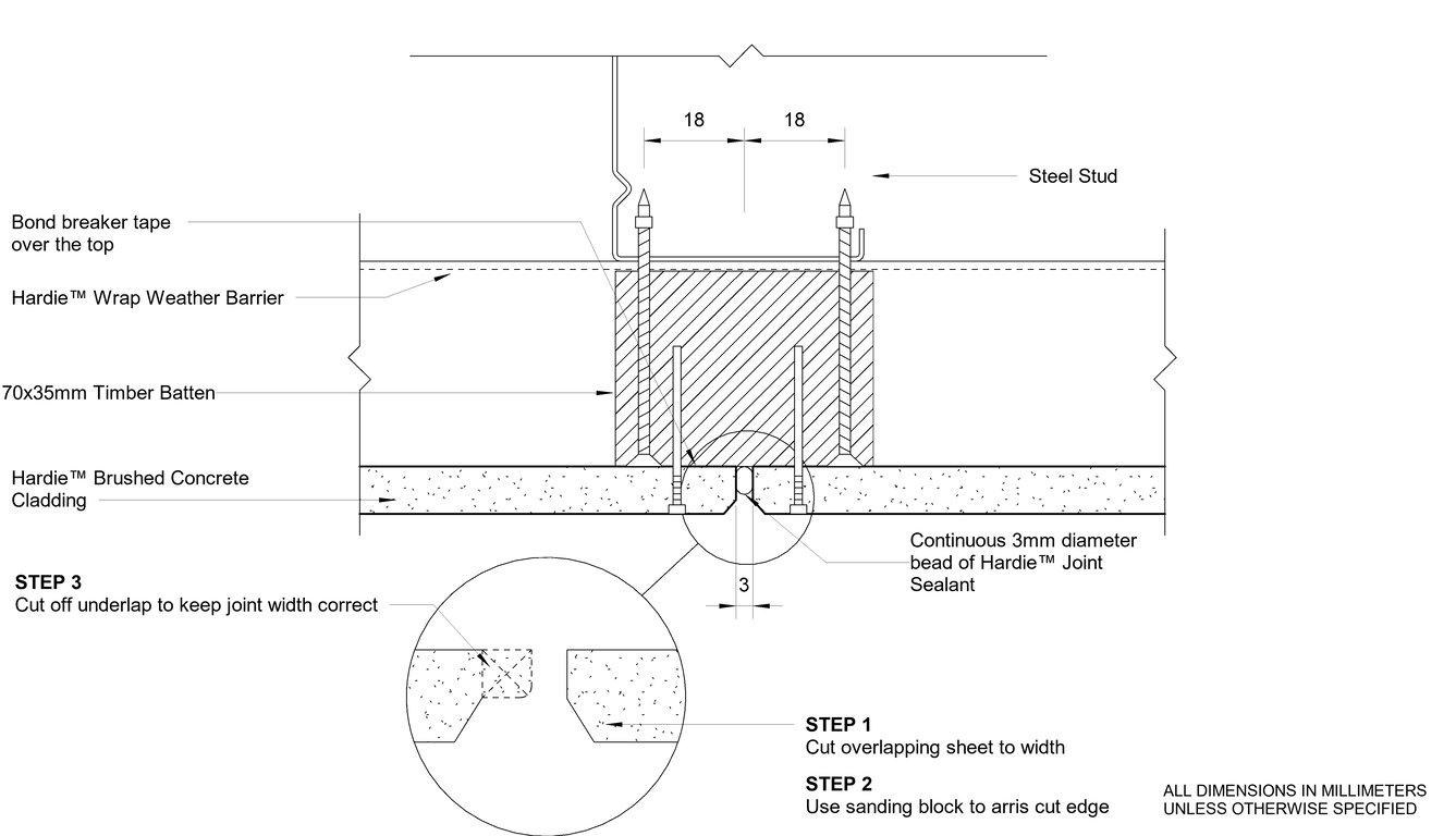 Navigate to HBC Steel CFTB Vertical Butt Joint