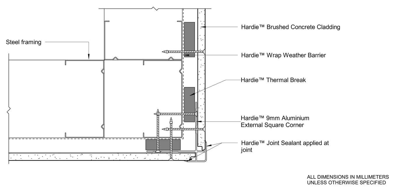 Navigate to HBC Steel DF Aluminium Box External Corner Option