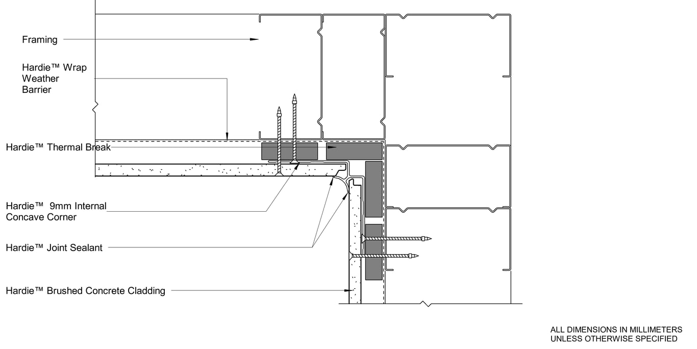 Navigate to HBC Steel DF Aluminium Internal Corner