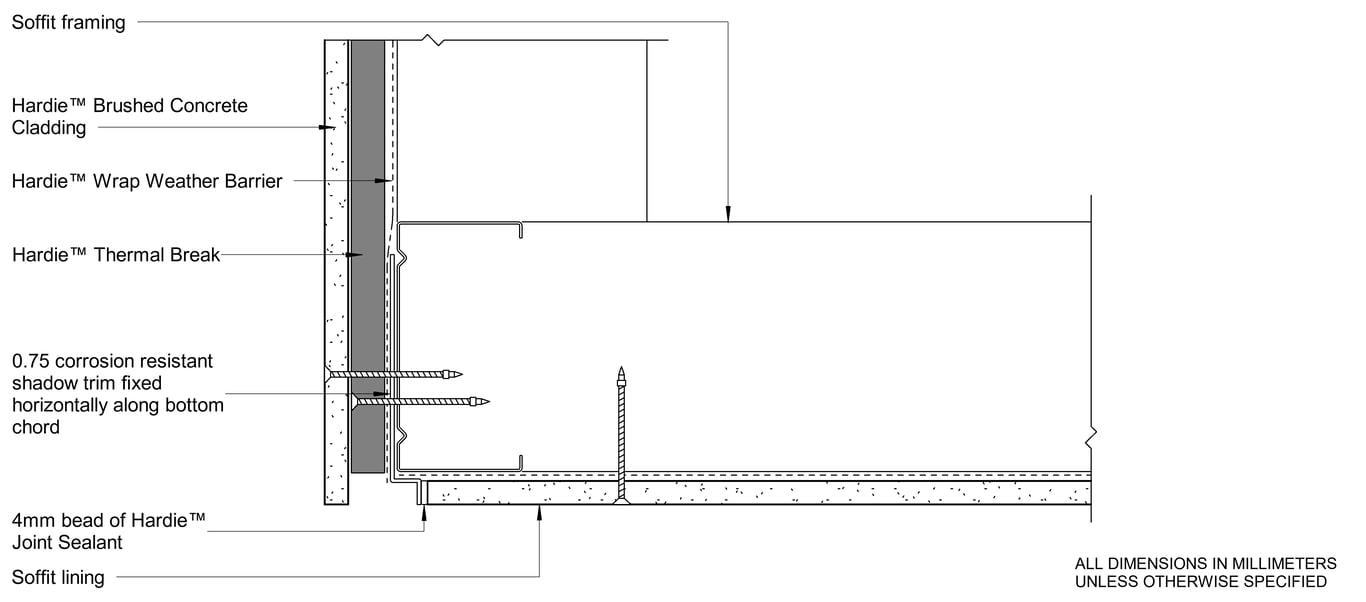 Navigate to HBC Steel DF Facade Soffit Junction