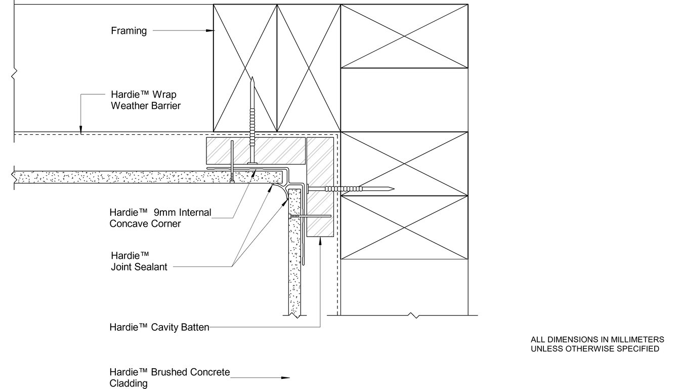Navigate to HBC Timber CFFC Aluminium Internal Cnr Concave