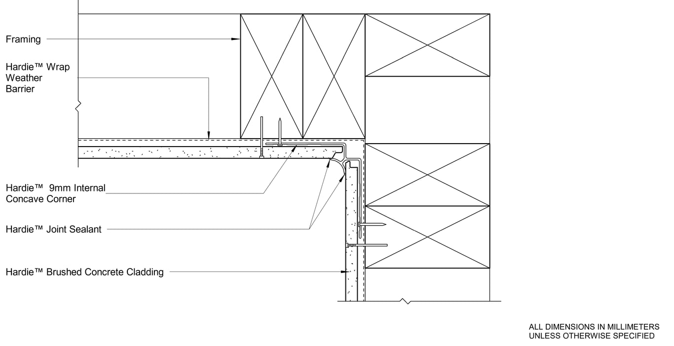Navigate to HBC Timber DF Aluminium Internal Corner
