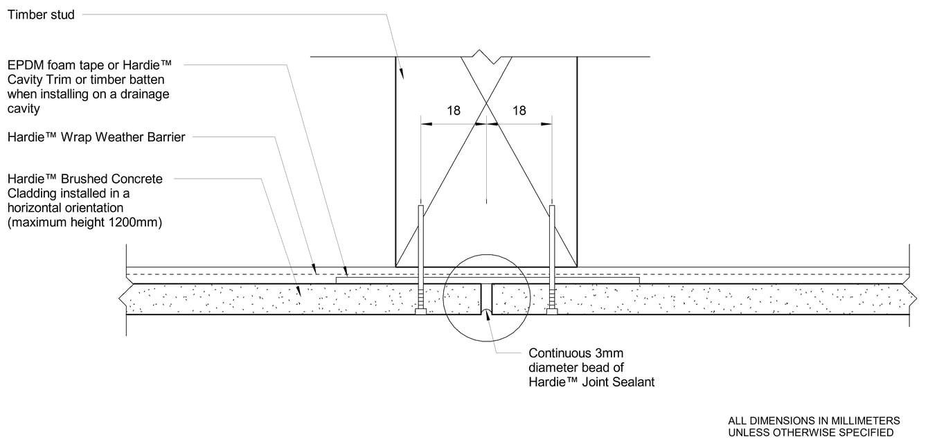 Navigate to HBC Timber DF Vertical Butt Joint Direct Fix
