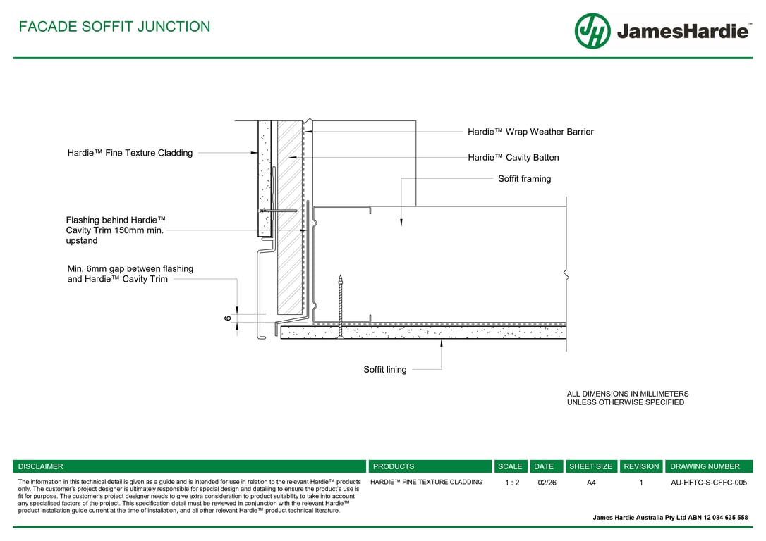 Navigate to AU-HFTC-S-CFFC-005 - FACADE SOFFIT JUNCTION