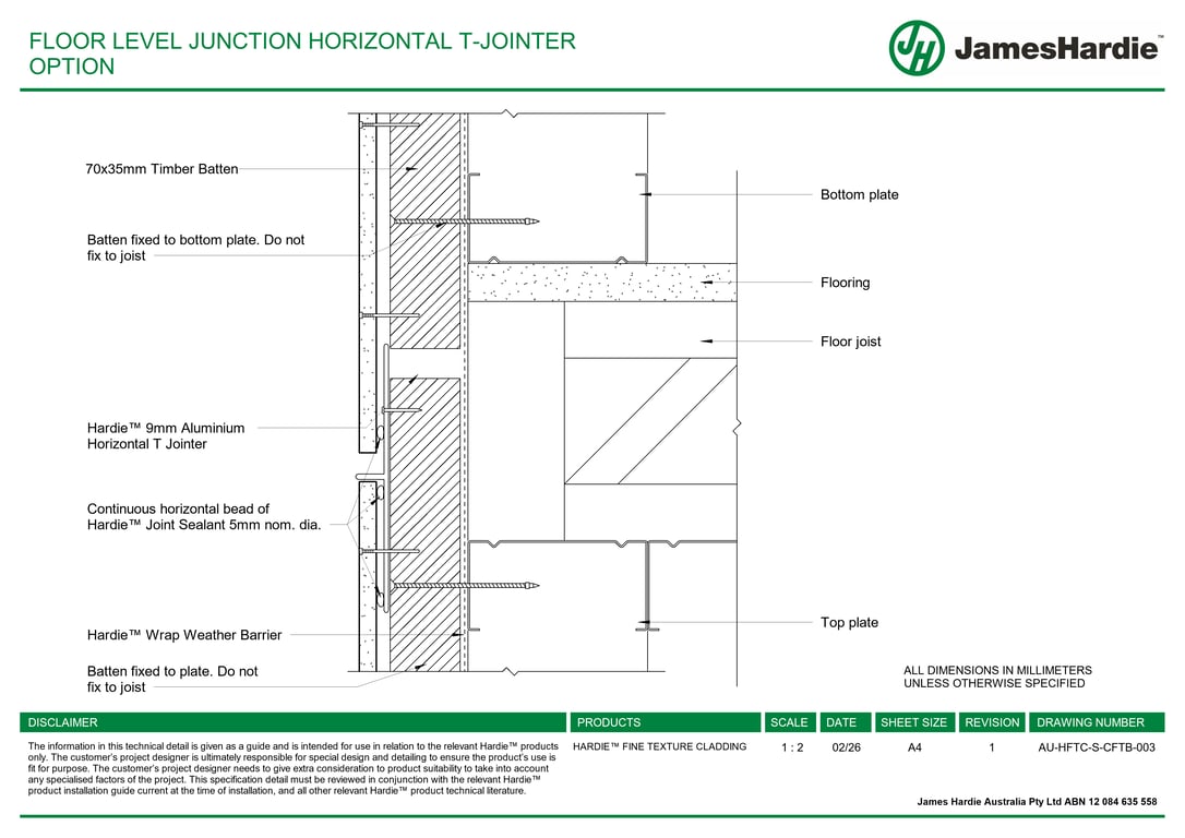 Navigate to AU-HFTC-S-CFTB-003 - FLOOR LEVEL JUNCTION HORIZONTAL T-JOINTER OPTION