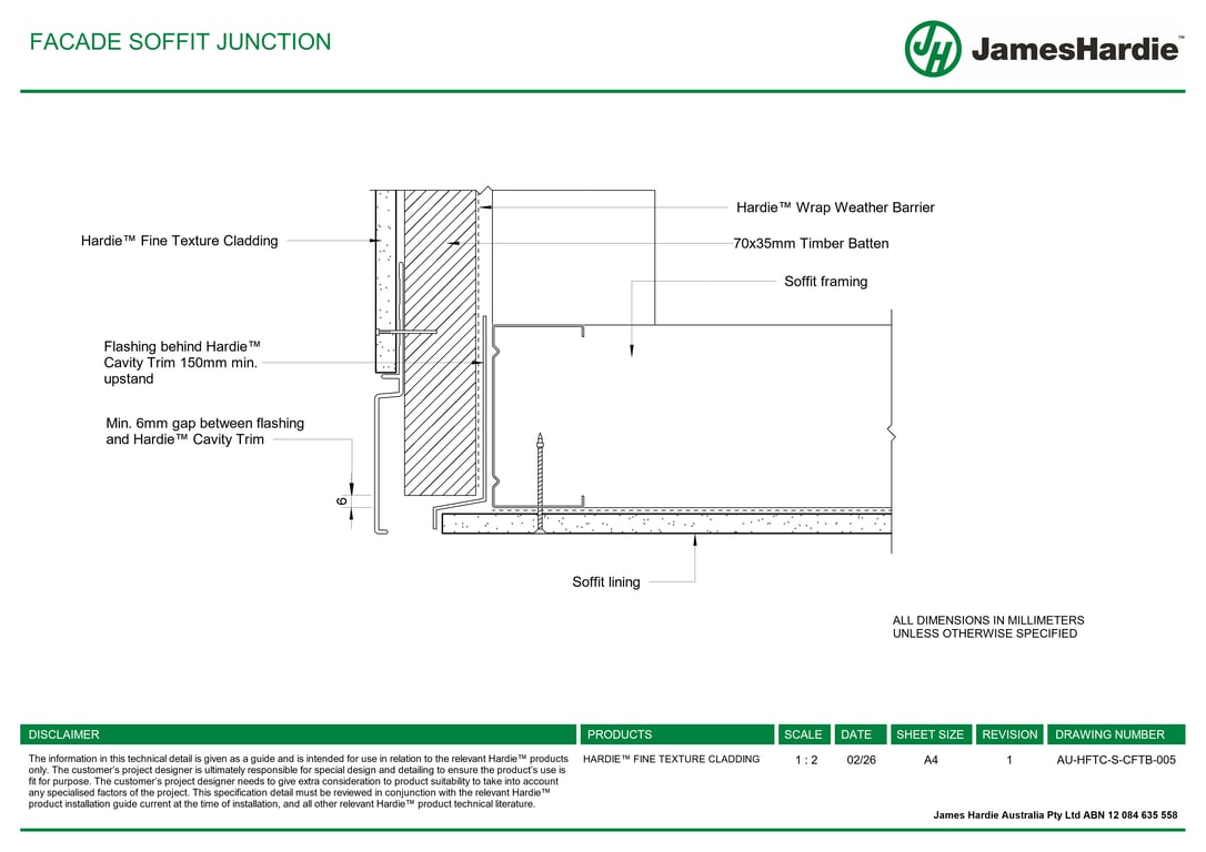 Navigate to AU-HFTC-S-CFTB-005 - FACADE SOFFIT JUNCTION