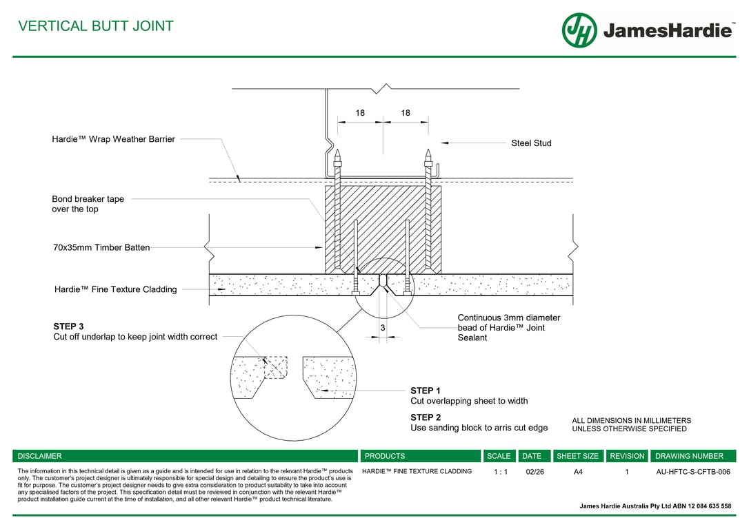Navigate to AU-HFTC-S-CFTB-006 - VERTICAL BUTT JOINT