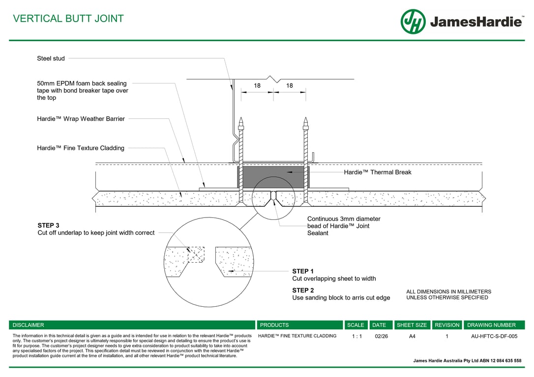Navigate to AU-HFTC-S-DF-005 - VERTICAL BUTT JOINT