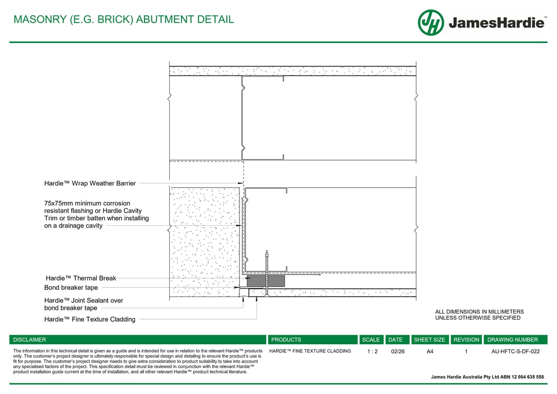 Navigate to AU-HFTC-S-DF-022 - MASONRY (E-G- BRICK) ABUTMENT DETAIL