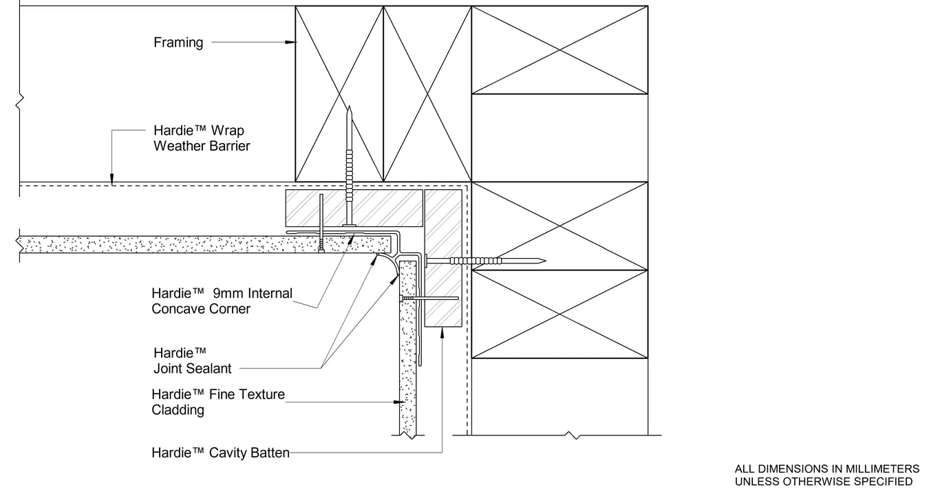 Navigate to HFTC CFFC Aluminium Internal Cnr Concave