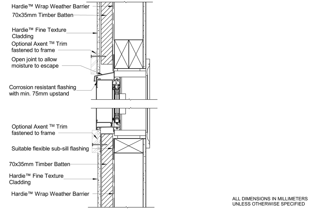 Navigate to HFTC CFTB Cavity Fix Window Head Sill