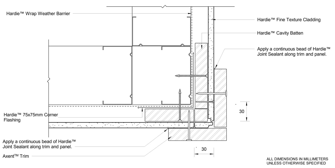 Navigate to HFTC Steel CFFC Ext Cnr Trim Option