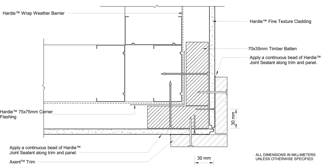 Navigate to HFTC Steel CFTB Ext Cnr Trim Option
