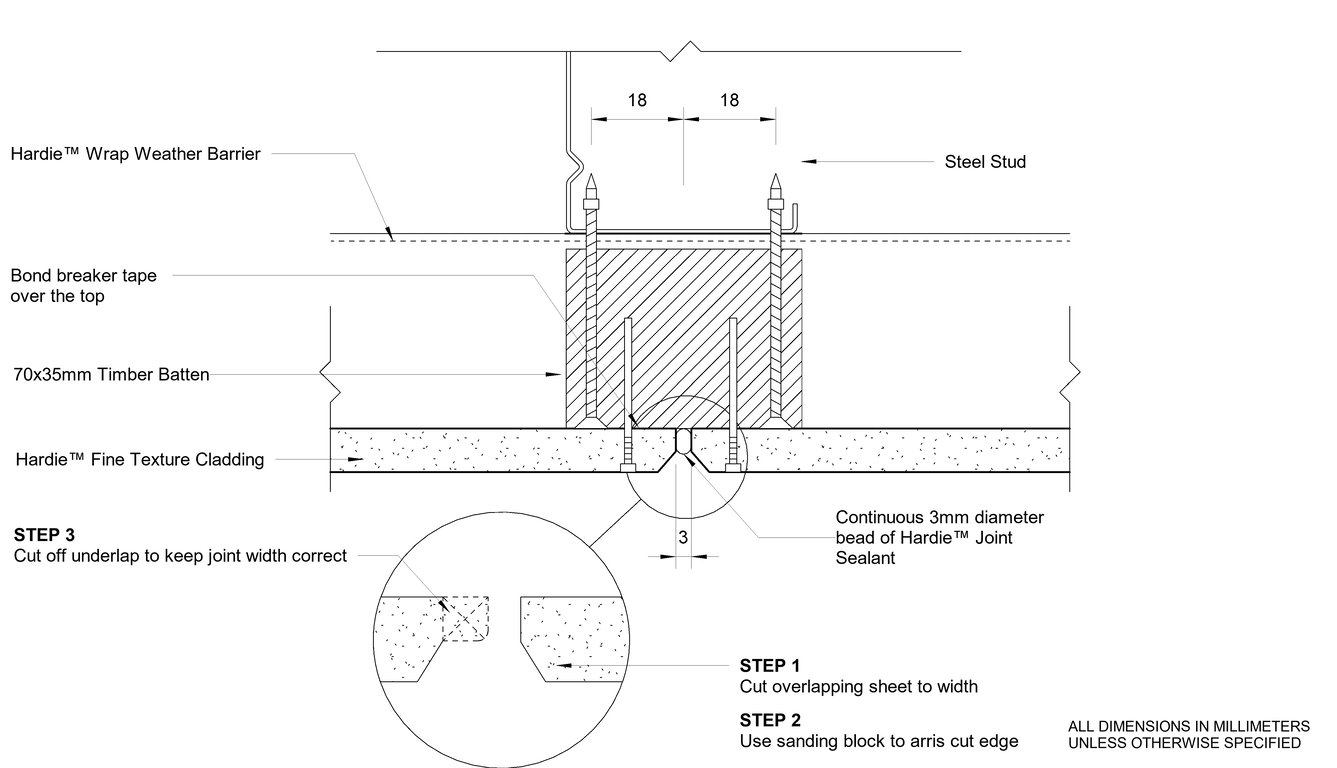 Navigate to HFTC Steel CFTB Vertical Butt Joint