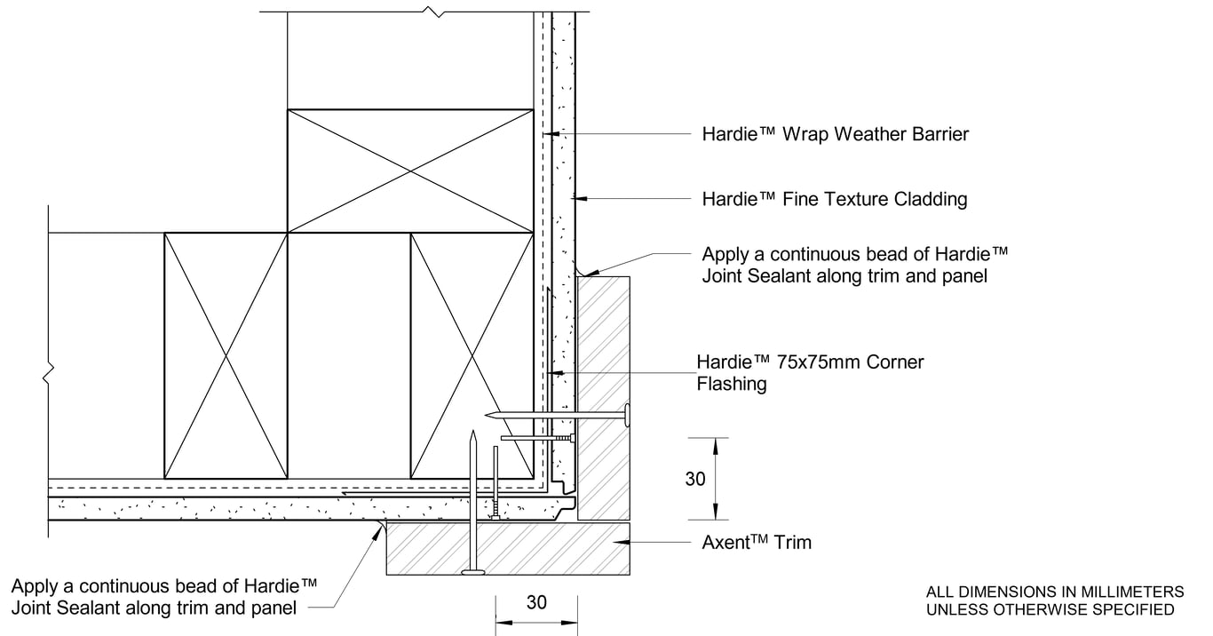 Navigate to HFTC Timber DF Trim External Corner Option