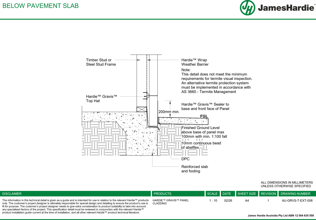 Image of AU-GRVS-T-EXT-008 - BELOW PAVEMENT SLAB