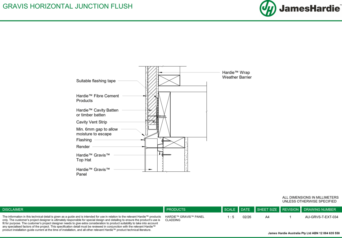 Image of AU-GRVS-T-EXT-034 - GRAVIS HORIZONTAL JUNCTION FLUSH