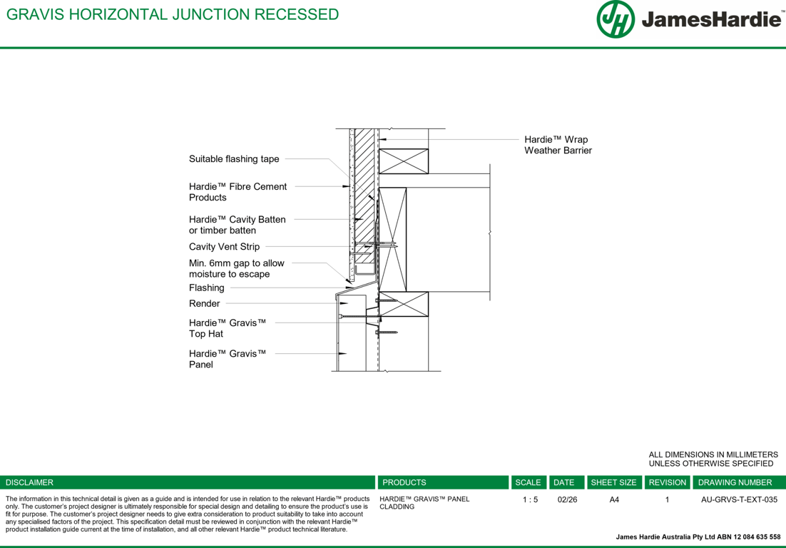 Navigate to AU-GRVS-T-EXT-035 - GRAVIS HORIZONTAL JUNCTION RECESSED