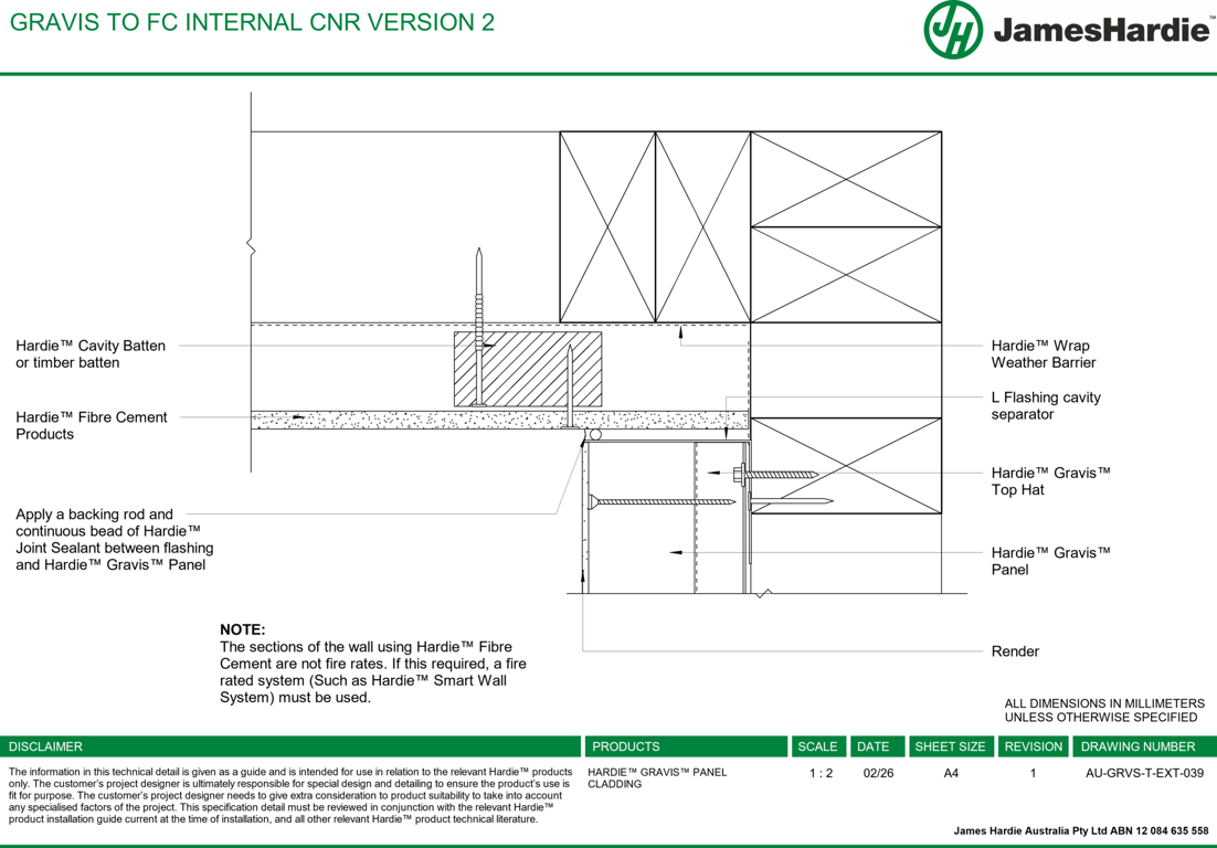 Navigate to AU-GRVS-T-EXT-039 - GRAVIS TO FC INTERNAL CNR VERSION 2