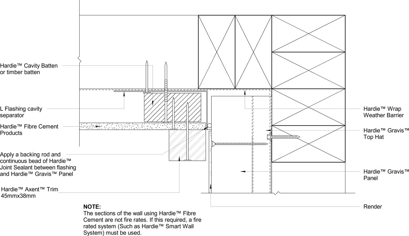 Navigate to GRVS EXT WALL Gravis To FC Internal Cnr Version 1B