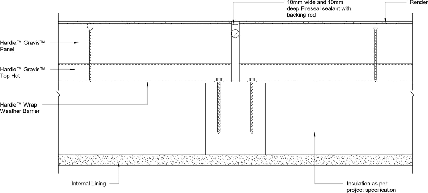 Navigate to GRVS ZERO LOT Boundary Wall Vertical Control Joint Detail