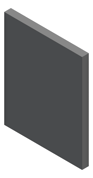 3D Shaded Image of Cladding Textured JamesHardie HardieGravisPanel 75 Acraskin Domino