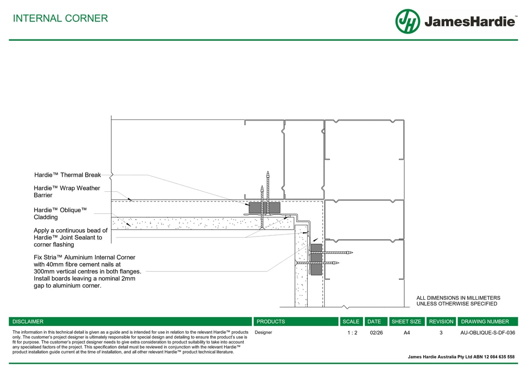 Navigate to AU-OBLIQUE-S-DF-036 - INTERNAL CORNER