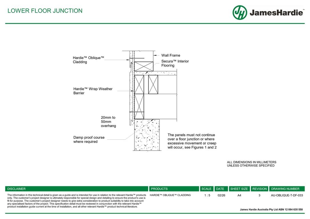 Navigate to AU-OBLIQUE-T-DF-033 - LOWER FLOOR JUNCTION
