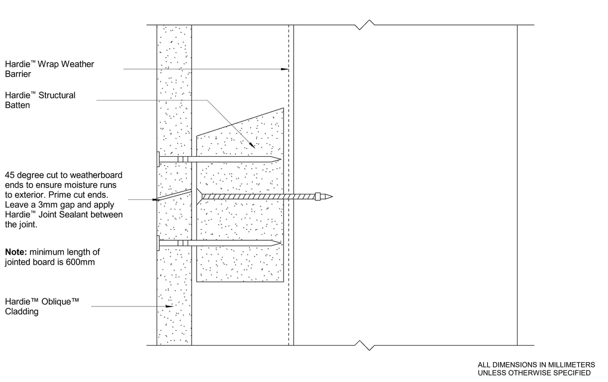 Navigate to OBLIQUE Steel CFFC Vertical Butt Joint Detail