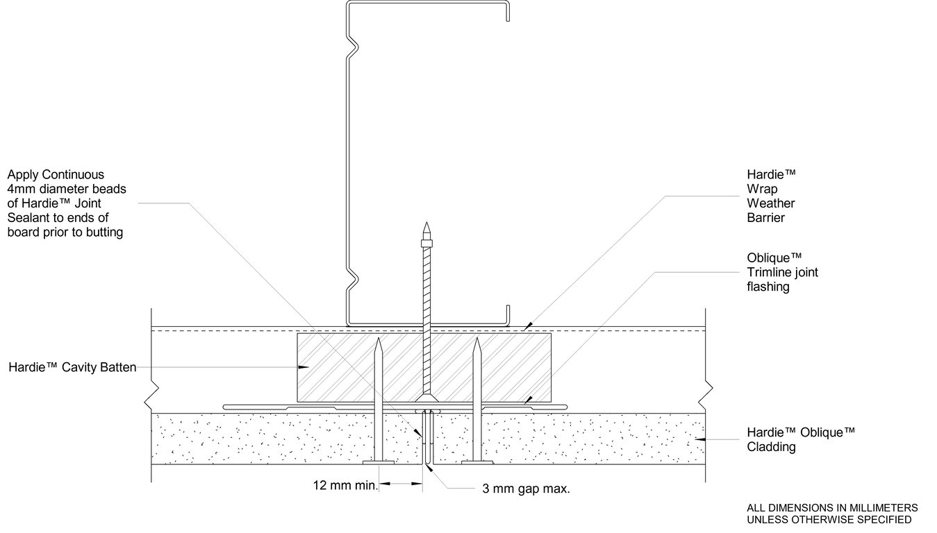 Navigate to OBLIQUE Steel CFFC Vertical Joint Detail