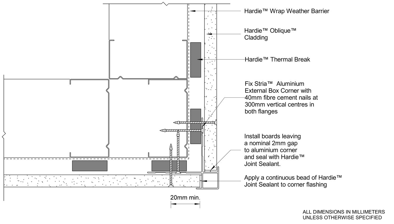 Navigate to OBLIQUE Steel DF External Box Corner