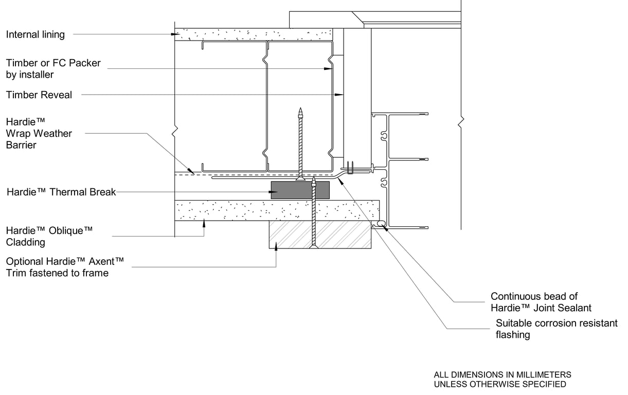 Navigate to OBLIQUE Steel DF Window Jamb - Trim