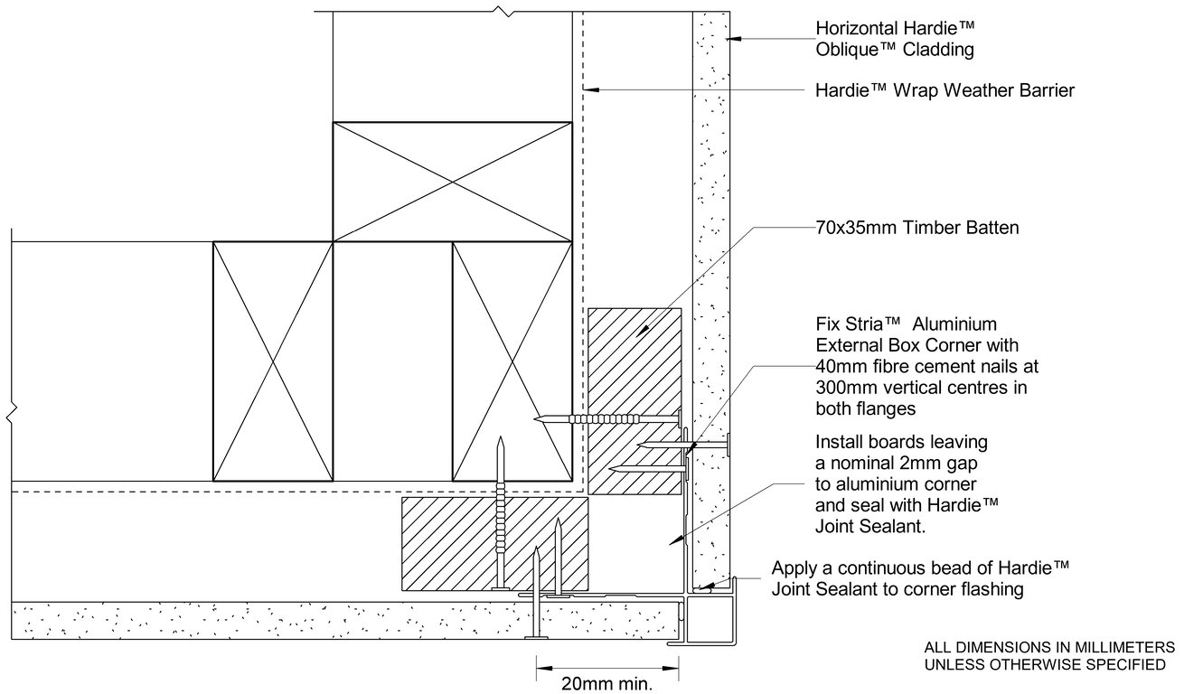 Navigate to OBLIQUE Timber CFTB External Box Corner
