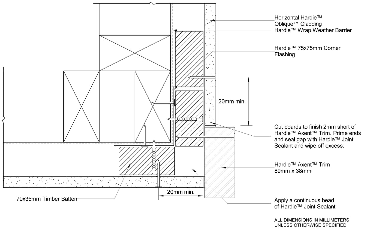 Navigate to OBLIQUE Timber CFTB External Trim Corner