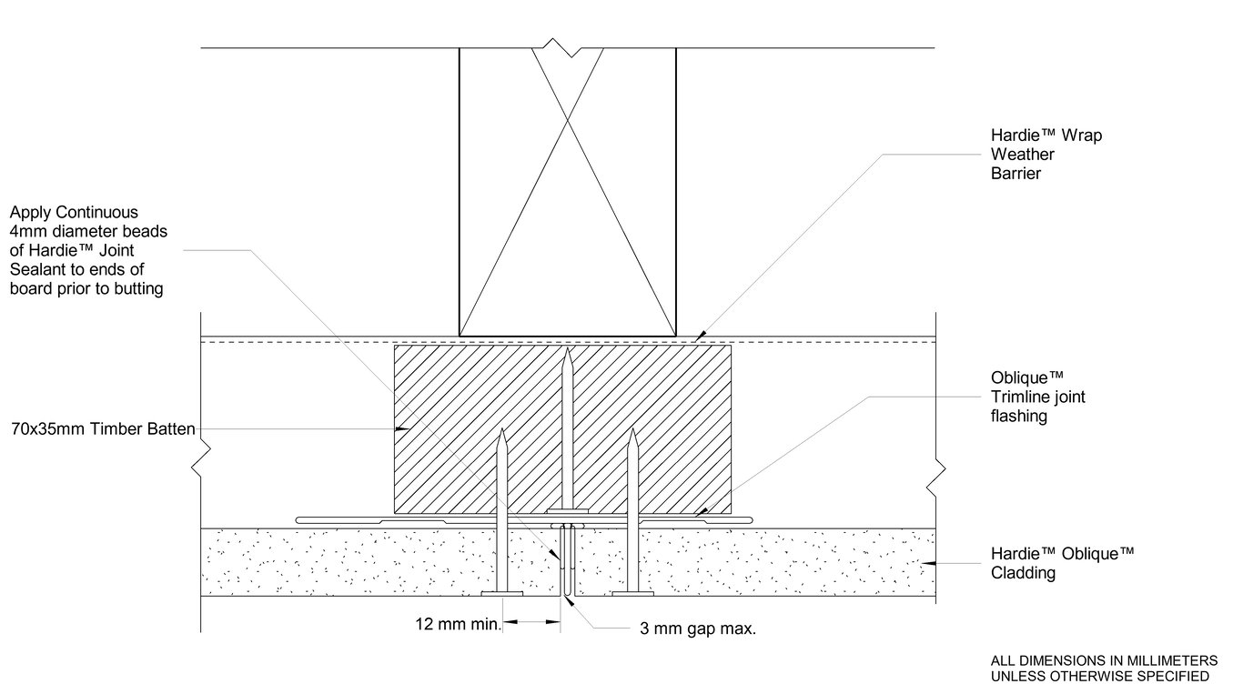 Navigate to OBLIQUE Timber CFTB Vertical Joint Detail