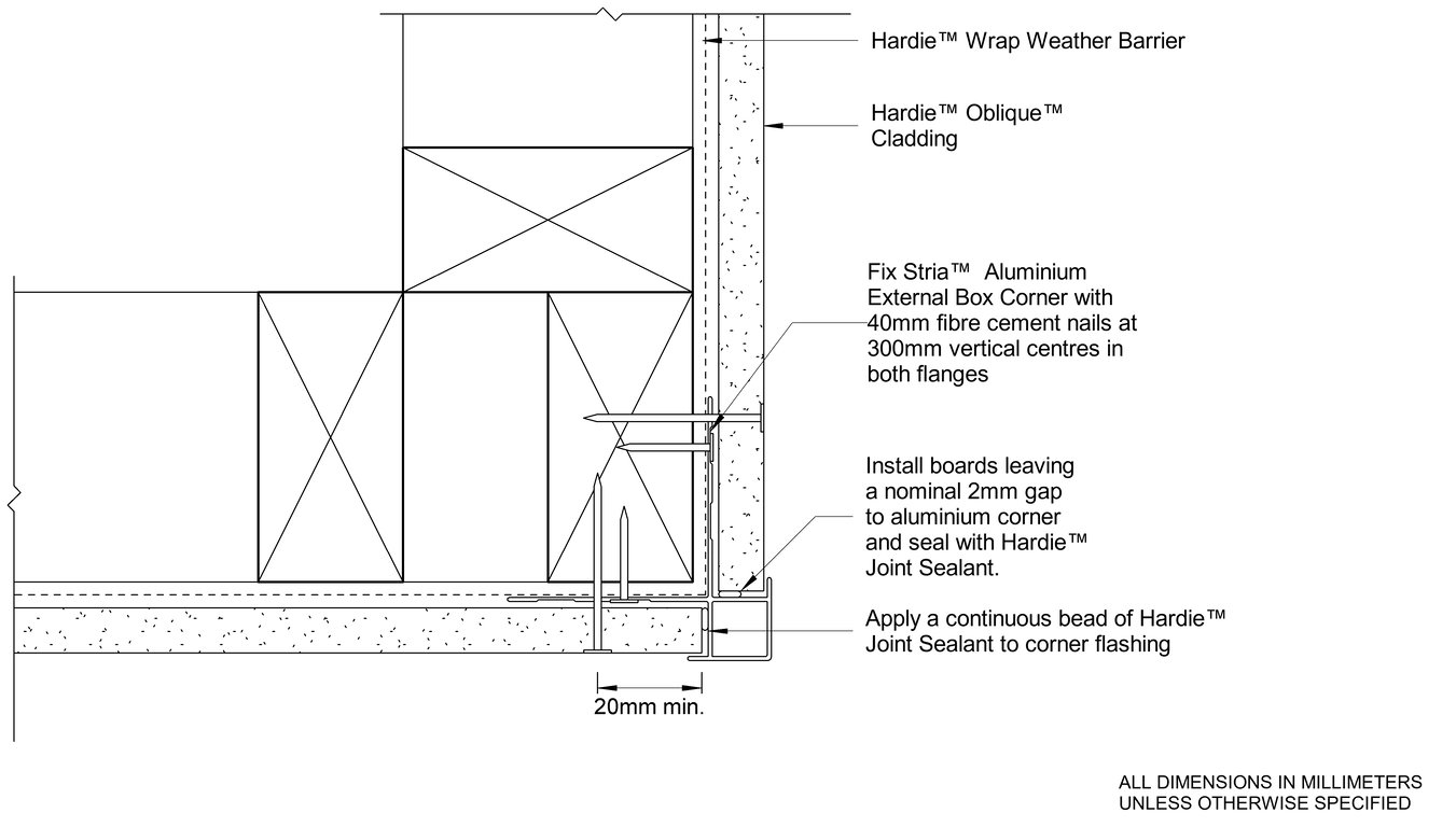 Navigate to OBLIQUE Timber DF External Box Corner