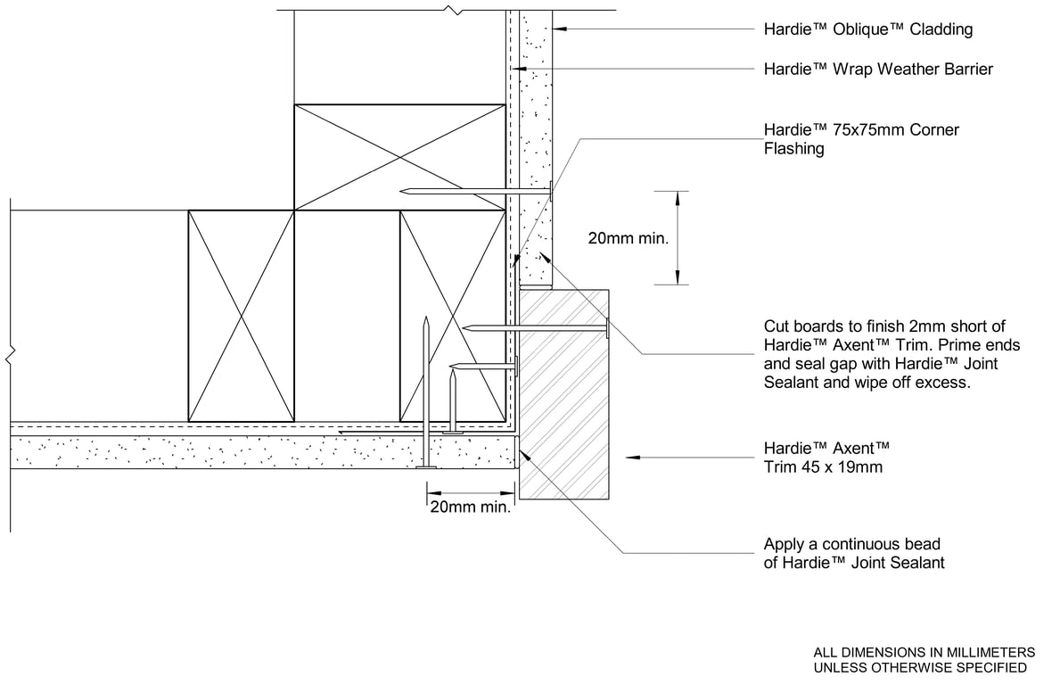 Navigate to OBLIQUE Timber DF External Trim Corner