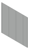 3D Presentation Image of Cladding Board JamesHardie HardieObliqueCladding Vertical 300 TimelessGrey