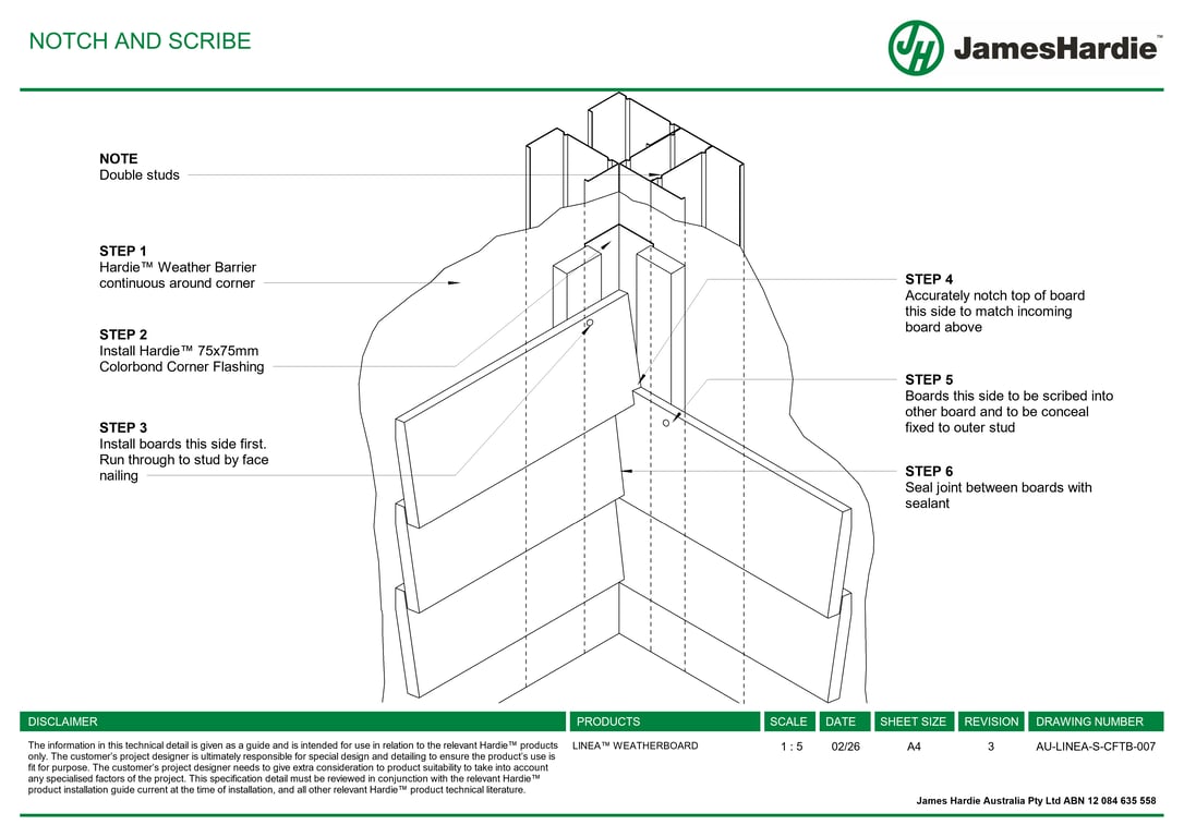 Navigate to AU-LINEA-S-CFTB-007 - NOTCH AND SCRIBE