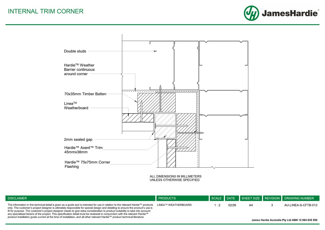 Navigate to AU-LINEA-S-CFTB-013 - INTERNAL TRIM CORNER