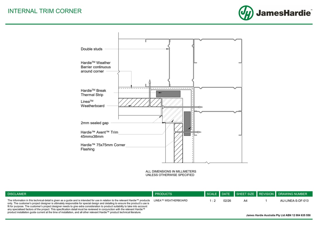 Navigate to AU-LINEA-S-DF-013 - INTERNAL TRIM CORNER