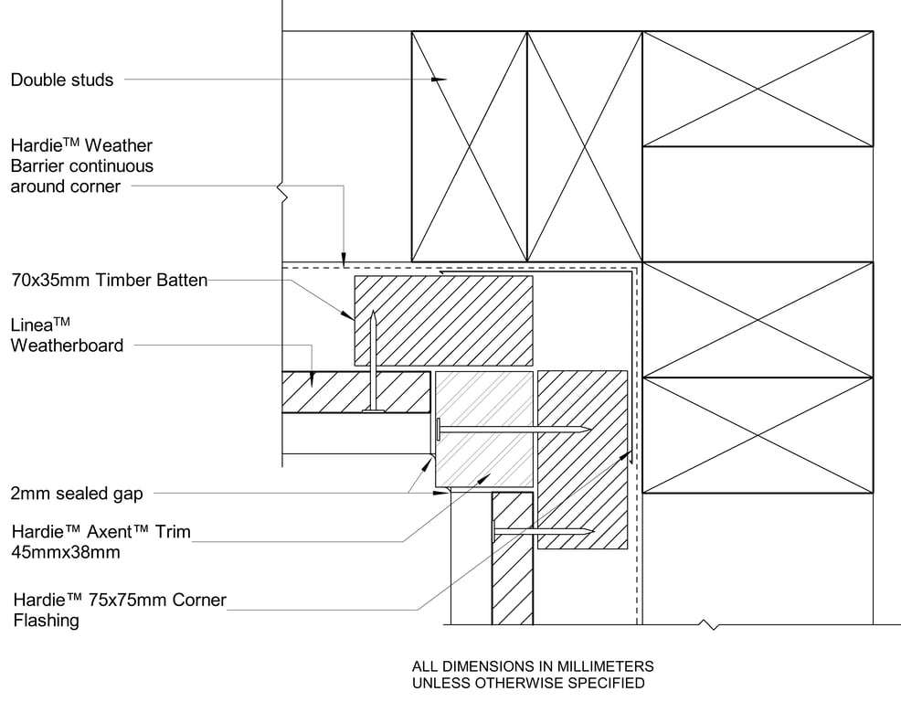 Navigate to LINEA CFTB Trim Internal Corner