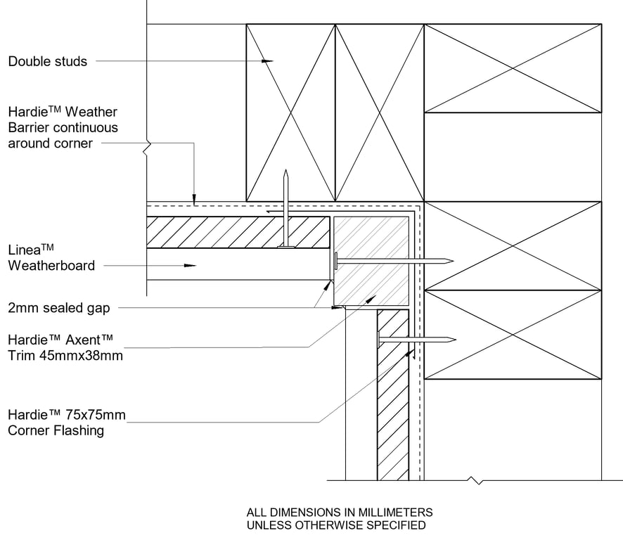 Navigate to LINEA DF Trim Internal Corner