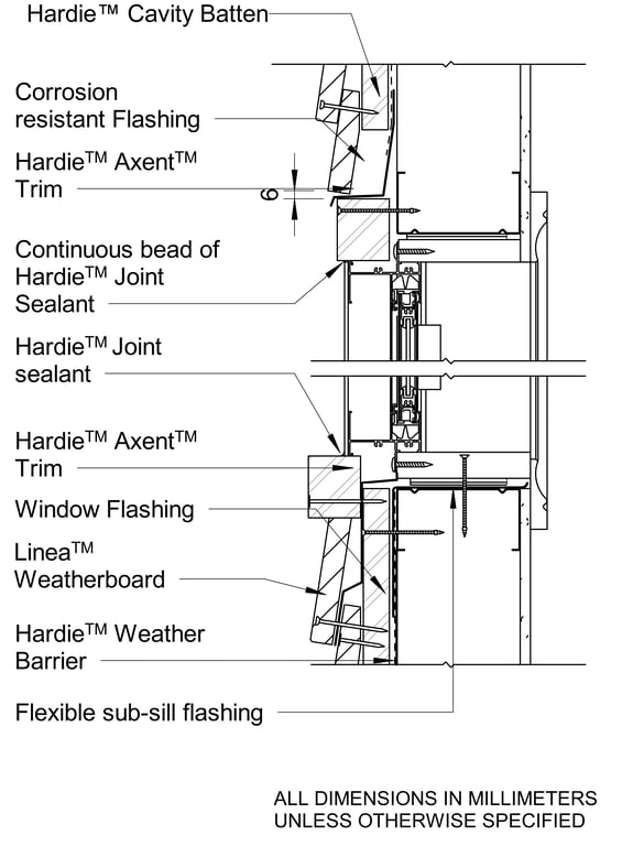 Navigate to LINEA Steel CFFC Window Sill and Head Trim