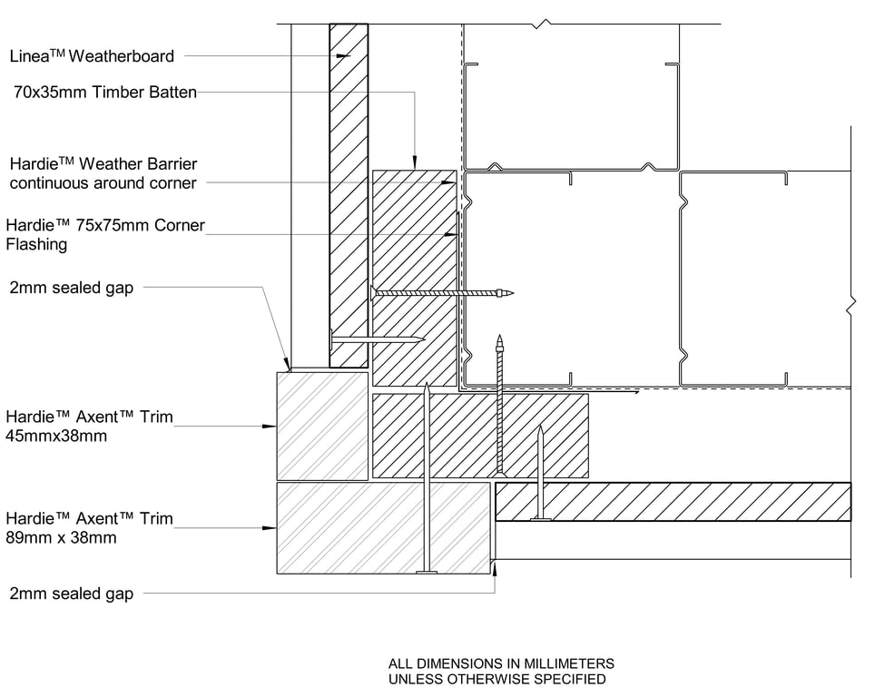 Navigate to LINEA Steel CFTB Trim External Corner