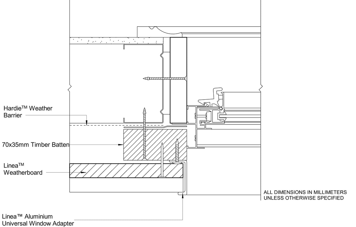 Navigate to LINEA Steel CFTB Window Jamb
