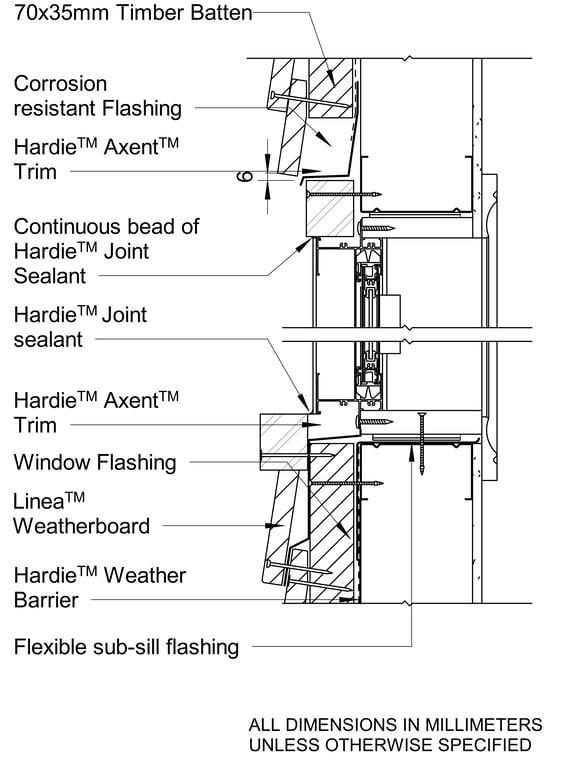 Navigate to LINEA Steel CFTB Window Sill and Head Trim